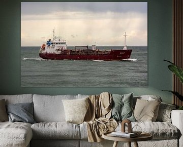 Tanker Oracliff onderweg naar de haven van Rotterdam. van scheepskijkerhavenfotografie