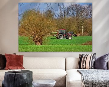 Tractor at work