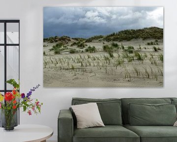 Dark clouds at the eastern beach on Baltrum by Anja B. Schäfer