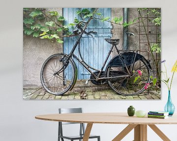 Still life with bicycle. by Tilly Meijer