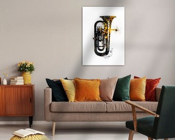 Tuba nusic instrument art #tuba von JBJart Justyna Jaszke