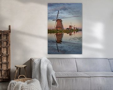 Moulins à vent de Kinderdijk Patrimoine mondial de l'Unesco sur EdsCaptures fotografie