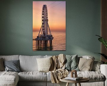 Reuzenrad Scheveningen strand van EdsCaptures fotografie