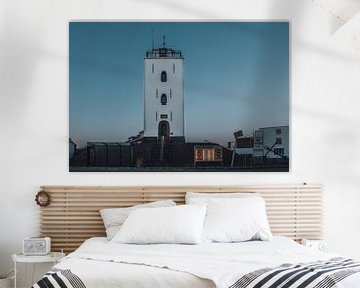 Vuurtoren van Katwijk aan Zee bij zonsopgang | Zuid-Holland | Nederland, Europa van Sanne Dost