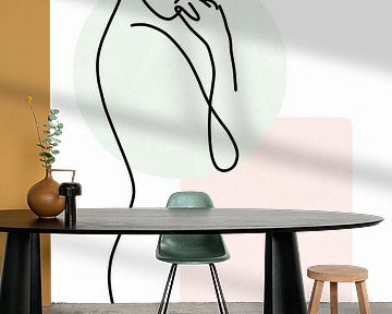 Line drawing "sexy" by Julian Cross