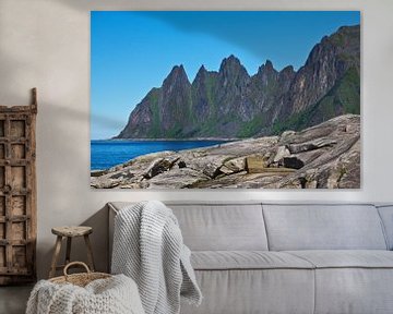 Montagnes sur l'île de Senja sur Anja B. Schäfer