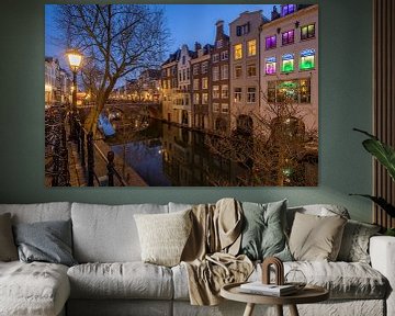 Utrecht Oudegracht Light Gaard und Lijnmarkt und Gaardbrug von Russcher Tekst & Beeld