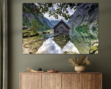 Boathouse at the Fischunkelalm by Tilo Grellmann