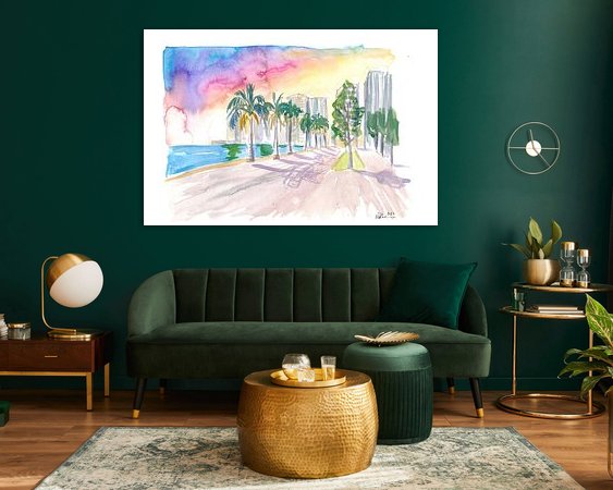Example of the artwork in a room