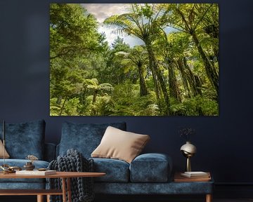 Tropischer Wald bei Hahei, Neuseeland von Christian Müringer