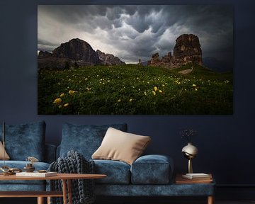 Storm in the Dolomites