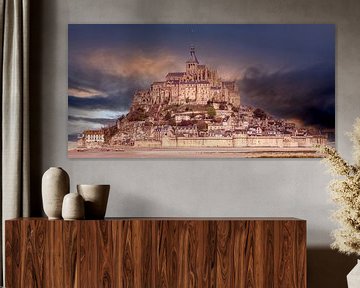 Le Mont-Saint-Michel in Frankrijk van Andreas Wemmje
