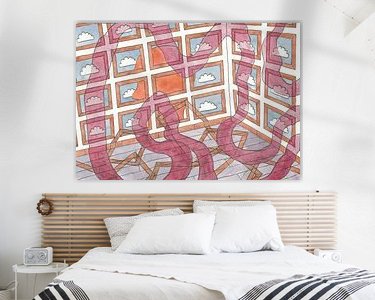 Example of the artwork in a room