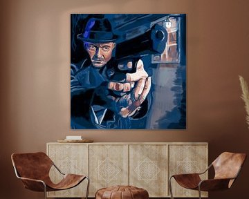 Gangster mit Pistole von Bert-Jan de Wagenaar