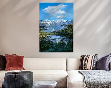 Blick auf den Lake Matheson, Neuseeland von Christian Müringer