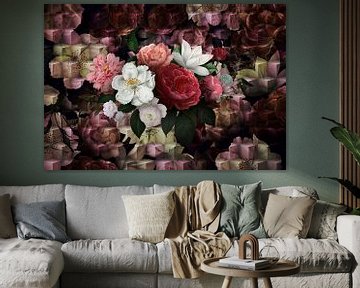 Royal 3d flowers by Gisela - Art for you