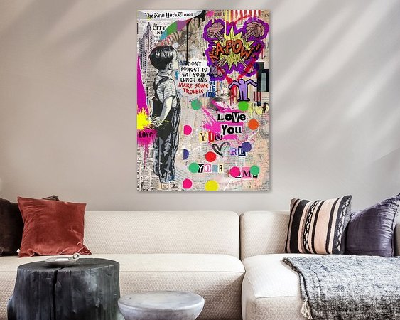 Example of the artwork in a room