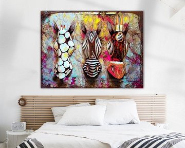 African Safari Abstract by Patricia Piotrak