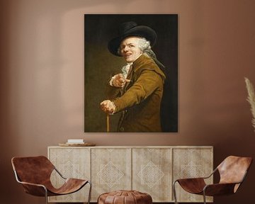 Portret van de kunstenaar met het spottende gezicht, Joseph Ducreux
