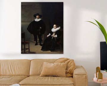 Une dame et un monsieur en noir, Rembrandt - 1633
