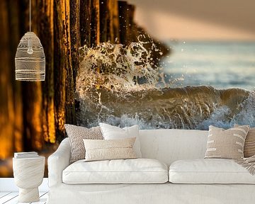 Waves in Zeeland by Damien Franscoise