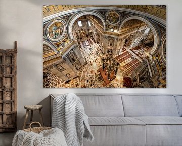 De Sint-Pietersbasiliek in Rome van Damien Franscoise