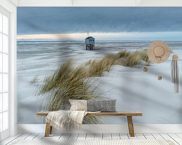 Terschelling drenched cottage at the North Sea by Dave Zuuring