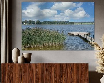 am Grossen Priepertsee,Mecklenburgische Seenplatte von Peter Eckert