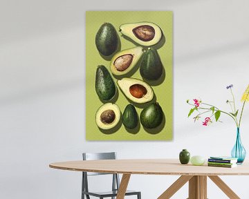 Avocado Art sur Marja van den Hurk