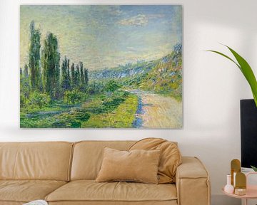 De weg naar Vétheuil, Claude Monet