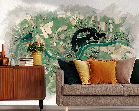 Example of the artwork in a room