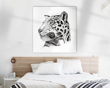 Leopard - Square by Lianne Landsman