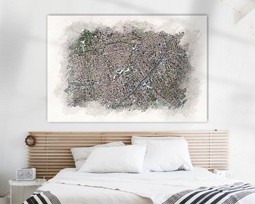 Rheims from the air by Aquarel Creative Design