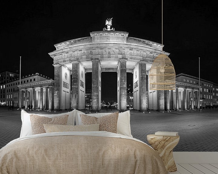 Beispiel fototapete: BErlin Brandenburger Tor schwarzweiss von Frank Herrmann