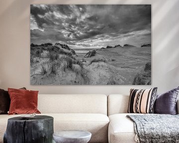 Storm clouds over the dunes of Zeeland! by Peter Haastrecht, van