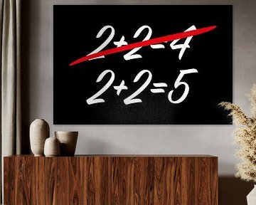 Double pensée 2+2=5 sur TONYWORKS