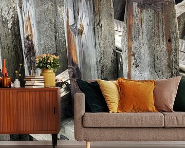 Verwitterte Gerüststangen von René Weijers