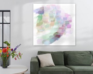 Abstract brushstrokes I by Maurice Dawson