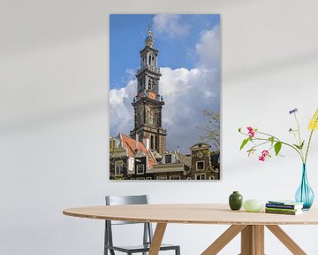 Close-up Westertoren van Foto Amsterdam/ Peter Bartelings