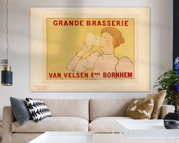 Plakat Brasserie, Armand Rassenfosse, 1895