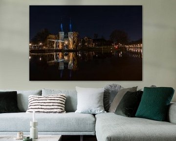 Oostpoort in Delft. von Jaap van den Berg