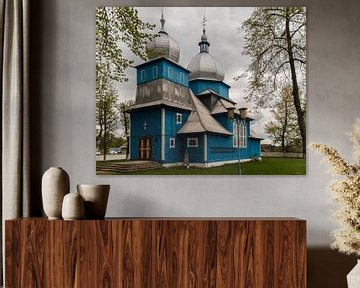Église bleue, Biélorussie sur Adelheid Smitt