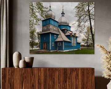 Blue church, Belarus by Adelheid Smitt