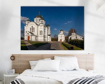 Orthodoxe kerk in Polotsk, Belarus van Adelheid Smitt