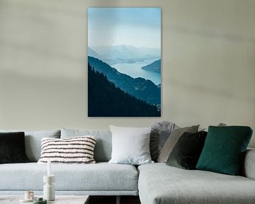 Blauw Meer in Zwitserland van Patrycja Polechonska