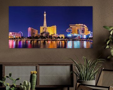 Eiffelturm am Hotel Paris  The Strip, Las Vegas, Nevada, USA von Markus Lange