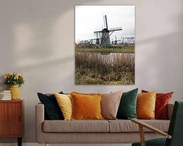 Windmühlen in Kinderdijk, die Niederlande. von Liset Verberne