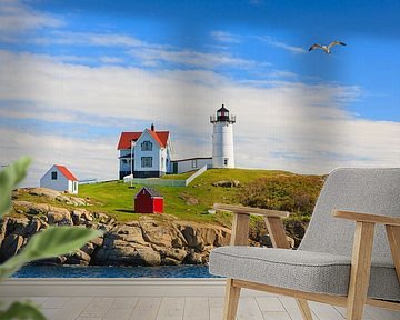 The Nubble Lighthouse, Maine by Henk Meijer Photography