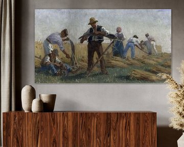 Geschiedenis van tarwe, Paul-Albert Baudouin, 1879 van Atelier Liesjes