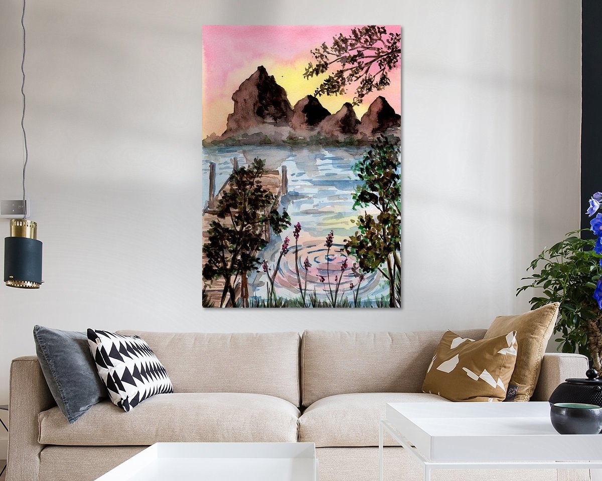 Example of the artwork in a room